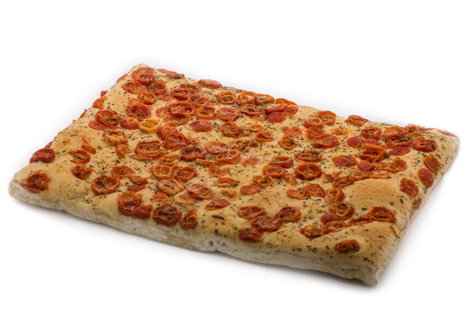 FOCACCIA RETTANGOLARE POMODORINI
