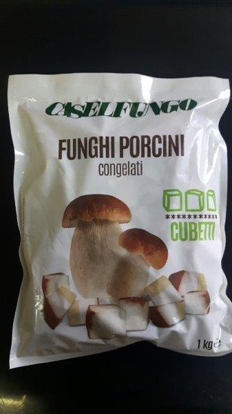 FUNGHI PORCINI CONGELATI A CUBETTI