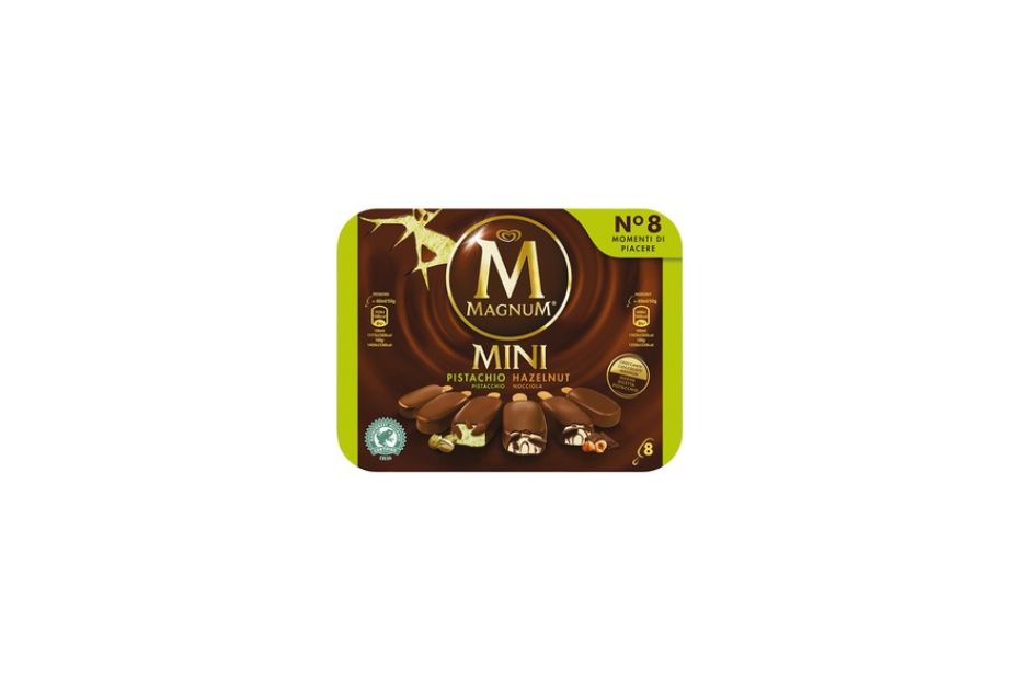 8 MINI MAGNUM PISTACCHIO E GIANDUIA